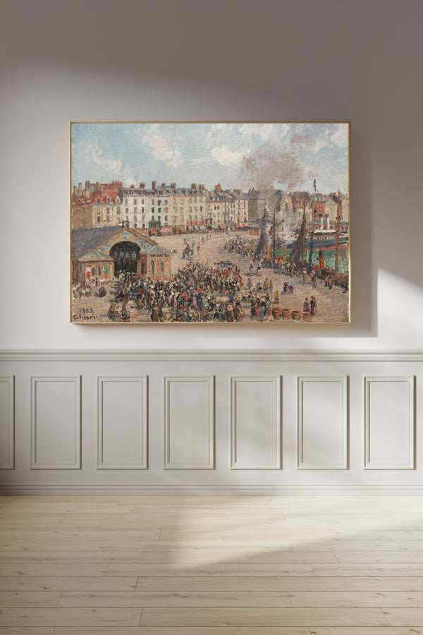 Camille Pissarro — Fishmarket | Fine Art Print