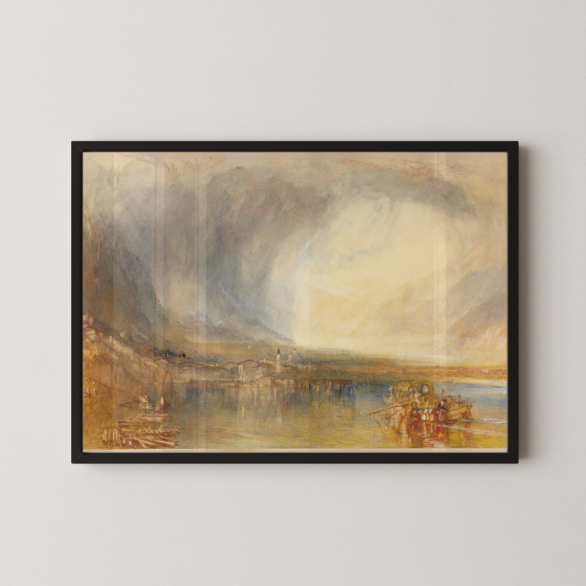 J.M.W. Turner — Flüelen, from the Lake of Lucerne | Landscape Fine Art Print