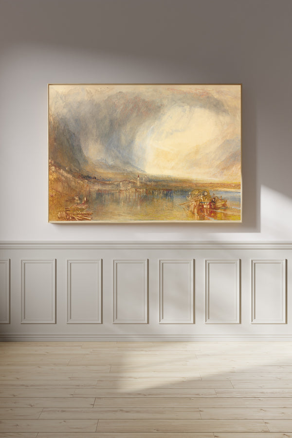 J.M.W. Turner — Flüelen, from the Lake of Lucerne | Landscape Fine Art Print