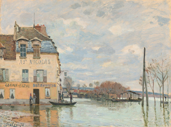 Alfred Sisley — Flood at Port-Marly | Fine Art Print