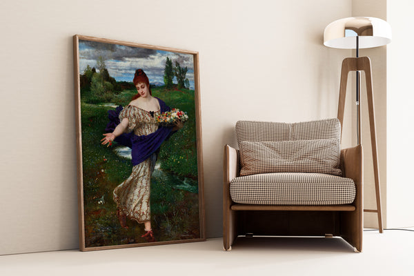 Arnold Böcklin — Flora, Scattering Flowers | Symbolist Art Print