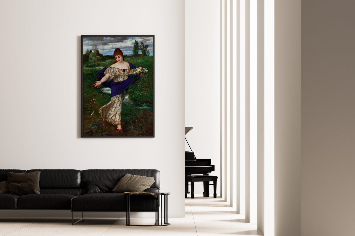 Arnold Böcklin — Flora, Scattering Flowers | Symbolist Art Print