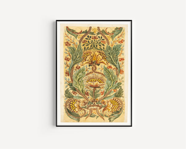 Arthur Heygate Mackmurdo — Floral Pattern | Ornament Plate Print
