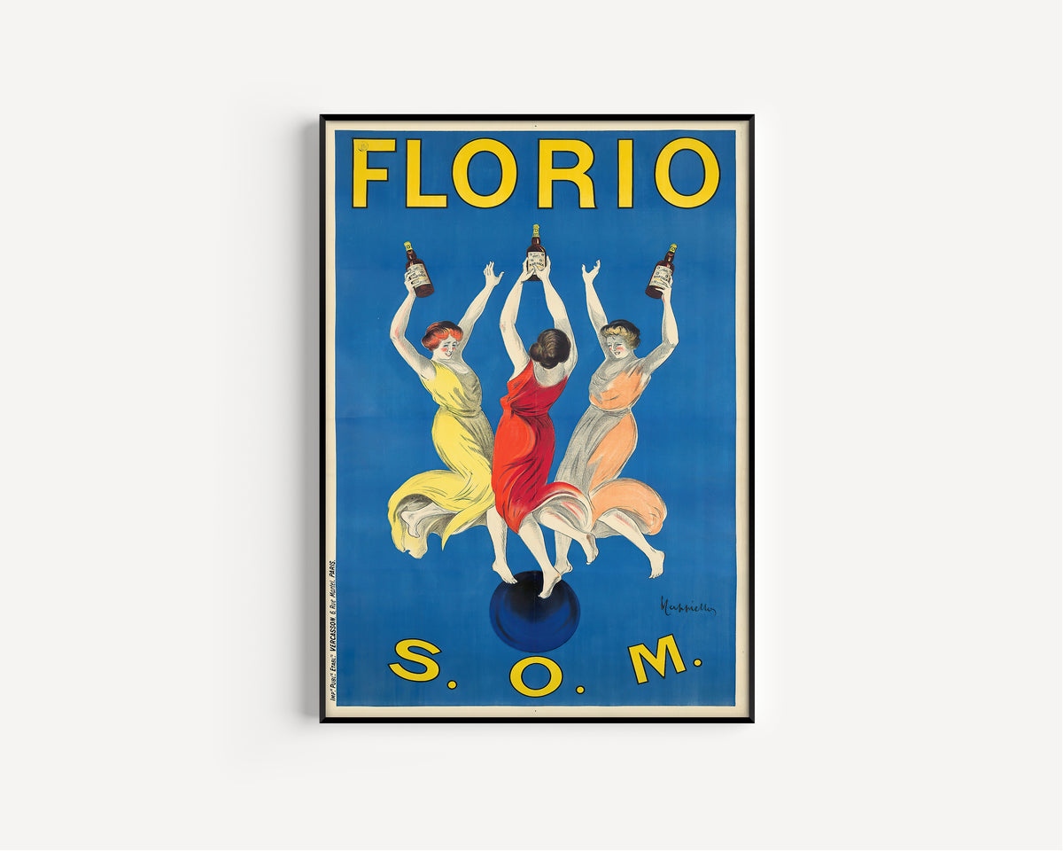 Leonetto Cappiello — Florio S.O.M. | Vintage Poster Print