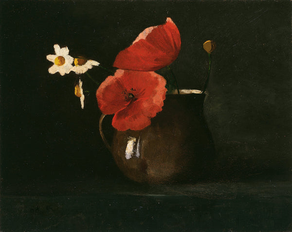 Odilon Redon — Flowers: Poppies and Daisies | Symbolist Art Print