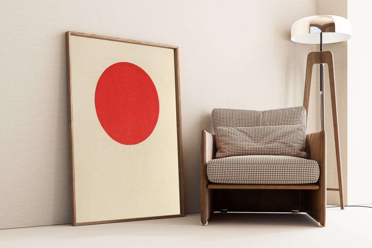 El Lissitzky — For the Voice: An Extraordinary Adventure (Red Sun) | Constructivist Typography Print