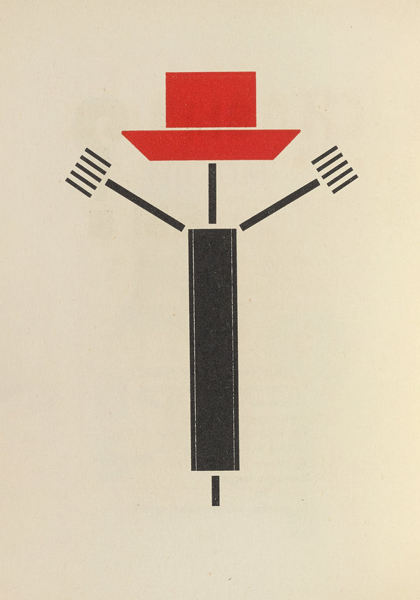 El Lissitzky — For the Voice: The Tale of Little Red Riding Hood | Constructivist Typography Print