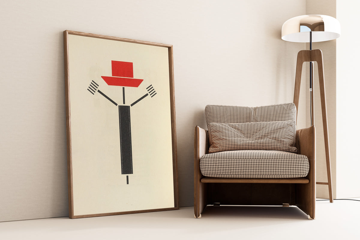 El Lissitzky — For the Voice: The Tale of Little Red Riding Hood | Constructivist Typography Print