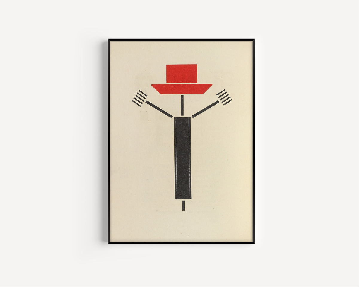 El Lissitzky — For the Voice: The Tale of Little Red Riding Hood | Constructivist Typography Print