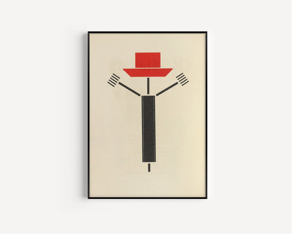 El Lissitzky — For the Voice: The Tale of Little Red Riding Hood | Constructivist Typography Print