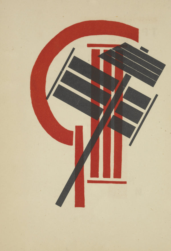 El Lissitzky — For the Voice: Third International (Illustration) | Constructivist Typography Print