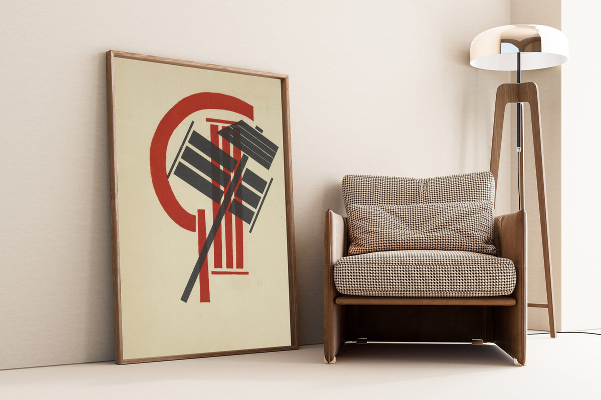El Lissitzky — For the Voice: Third International (Illustration) | Constructivist Typography Print