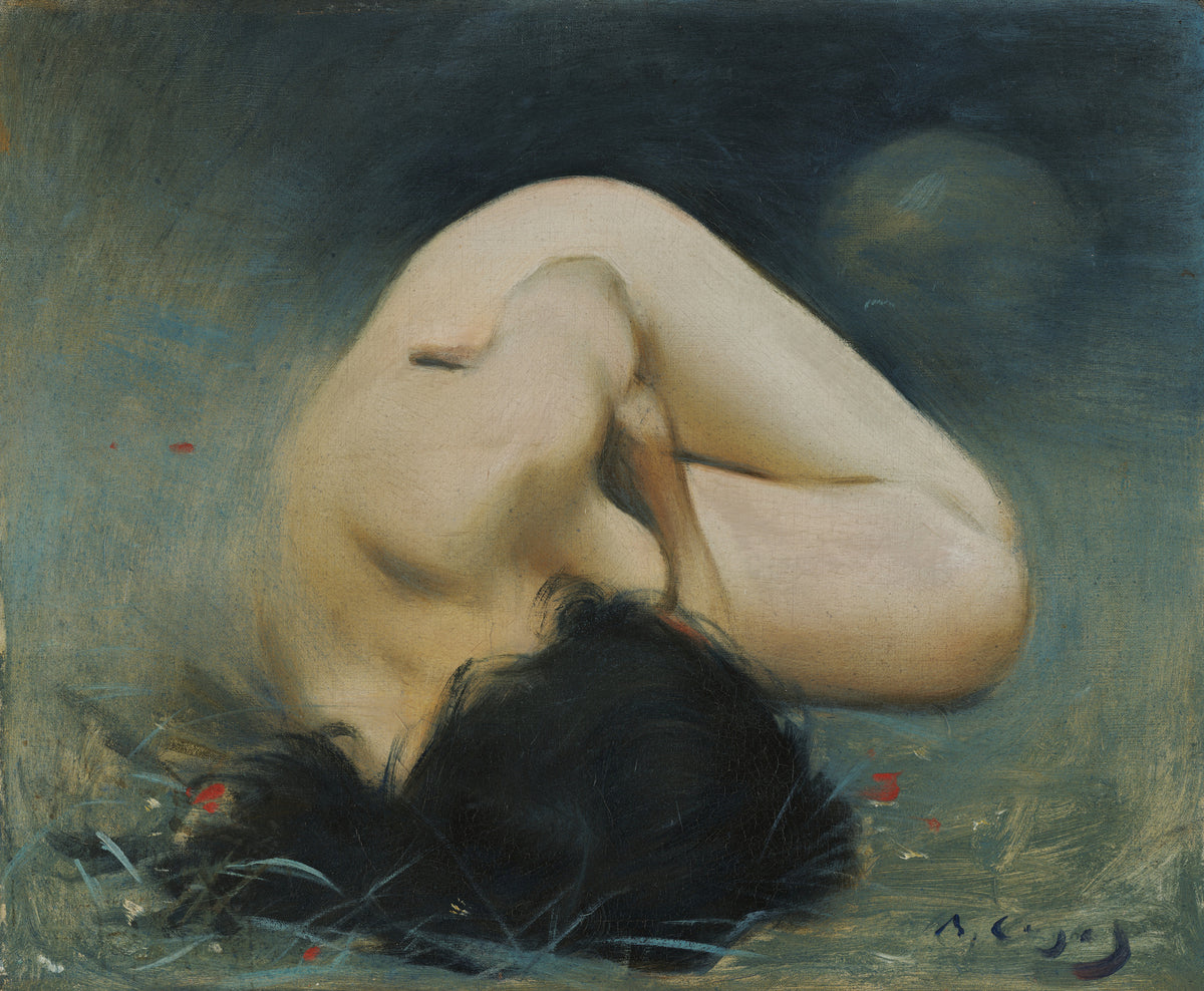 Ramon Casas — Foreshortened Female Nude | Fine Art Print