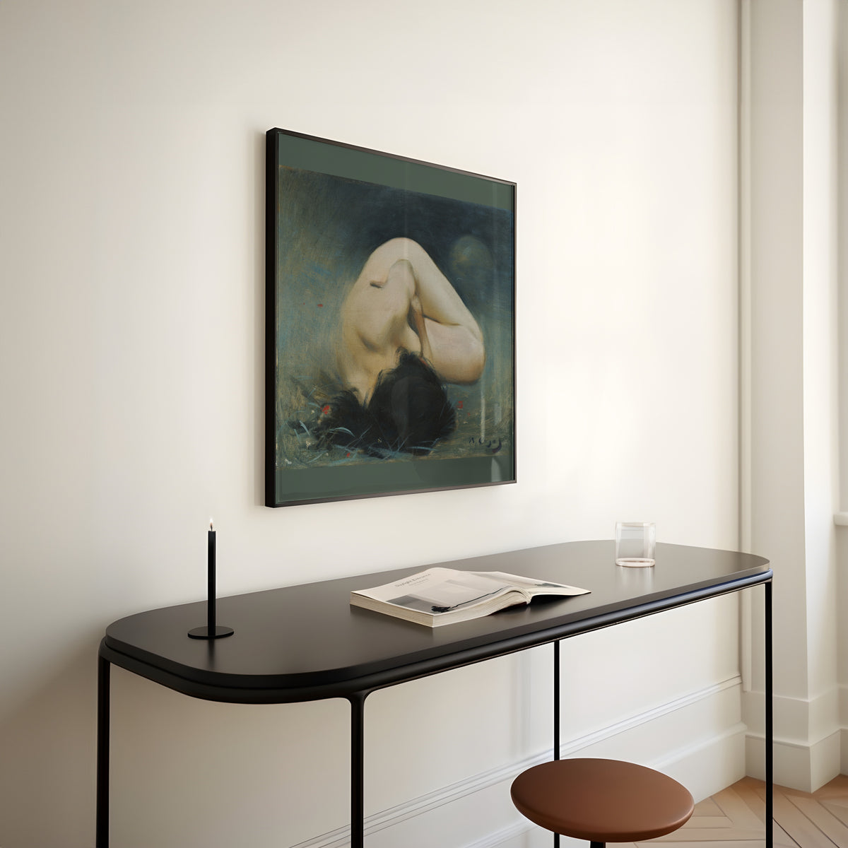 Ramon Casas — Foreshortened Female Nude | Fine Art Print
