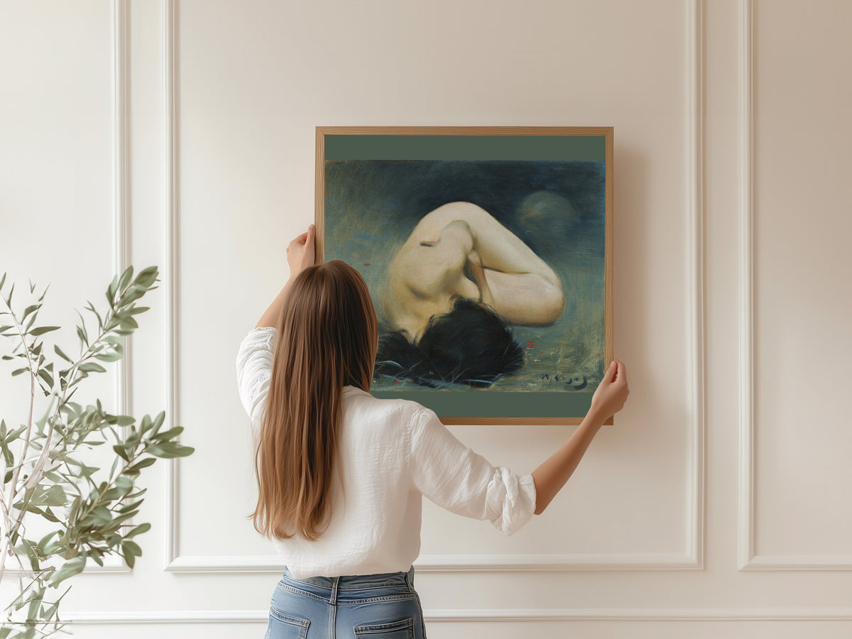 Ramon Casas — Foreshortened Female Nude | Fine Art Print