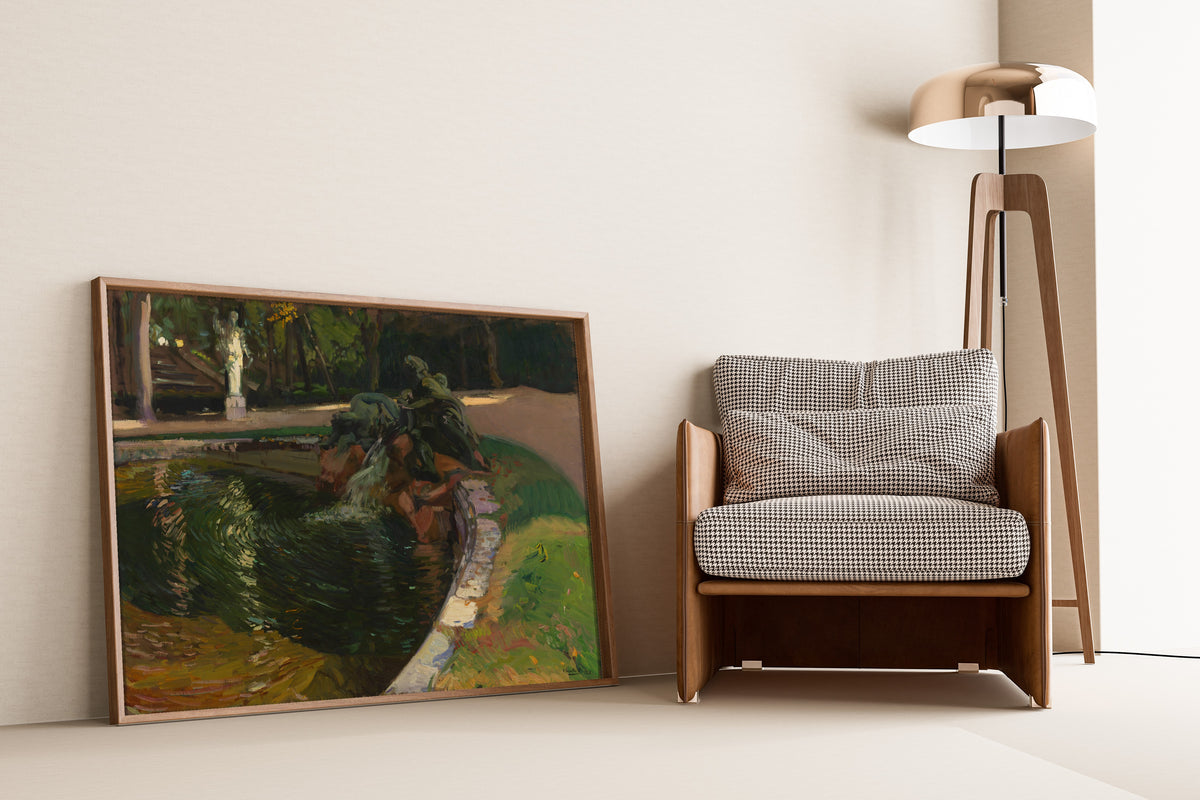 Joaquín Sorolla — Fountain in the Forest, La Granja | Fine Art Print