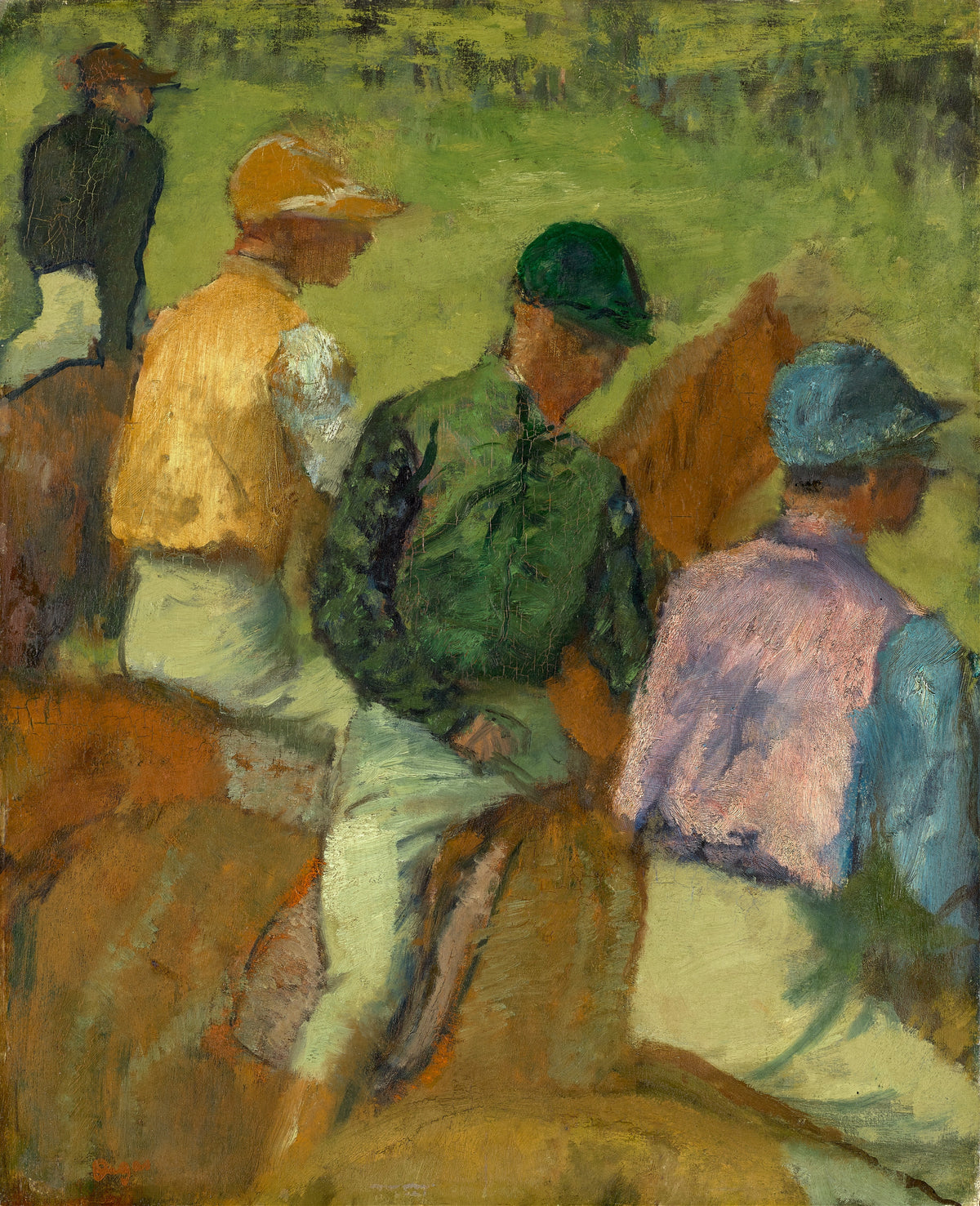 Edgar Degas — Four Jockeys | Fine Art Print