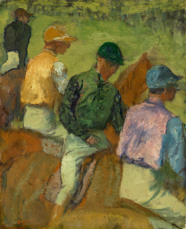 Edgar Degas — Four Jockeys | Fine Art Print