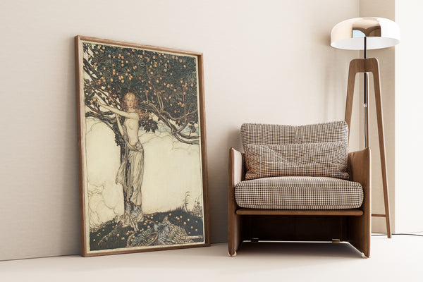 Arthur Rackham — Freia, the Fair One | Wagner Illustration Print