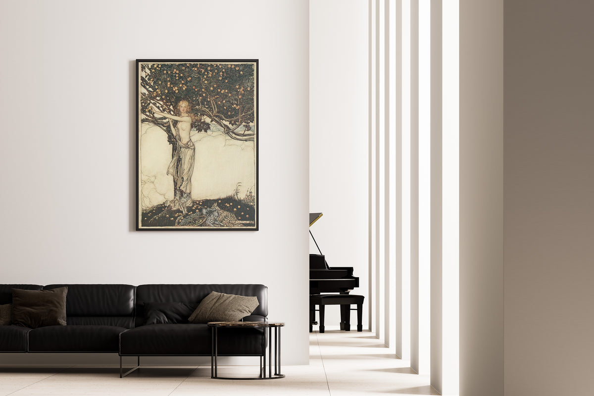 Arthur Rackham — Freia, the Fair One | Wagner Illustration Print