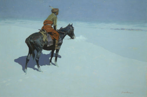 Frederic Remington — Friends or Foes? (The Scout) | Western Art Print