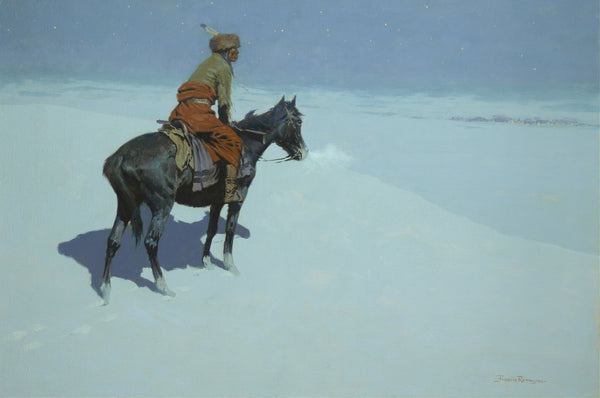 Frederic Remington — Friends or Foes? (The Scout) | Western Art Print
