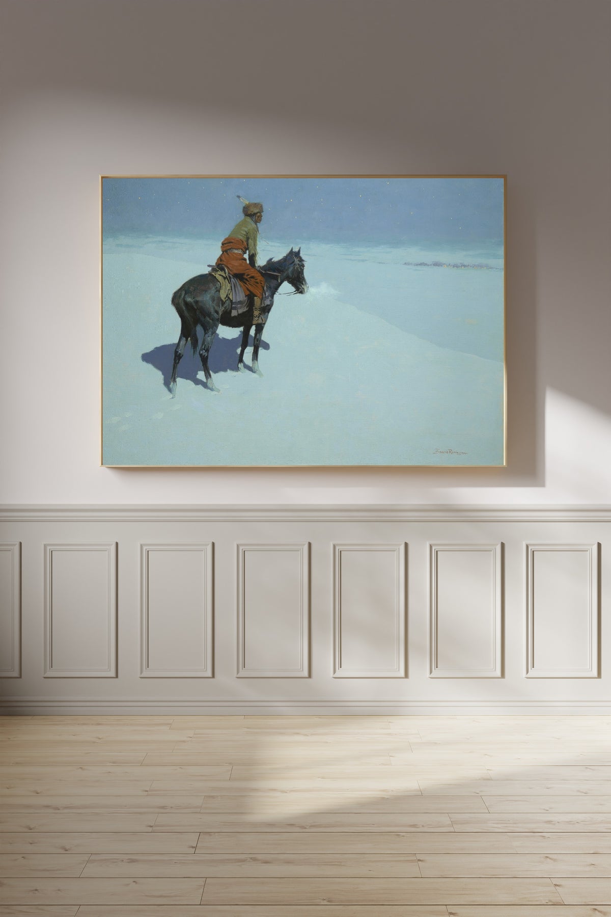 Frederic Remington — Friends or Foes? (The Scout) | Western Art Print