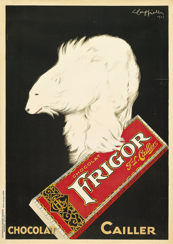 Leonetto Cappiello — Frigor, Chocolat Cailler | Vintage Poster Print
