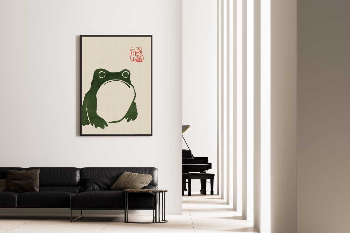 Matsumoto Hoji — Frog (Meika Gafu) | Japanese Woodblock Print