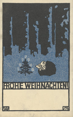 Moriz Jung — Frohe Weihnachten! (Merry Christmas!) | Vintage Christmas Print