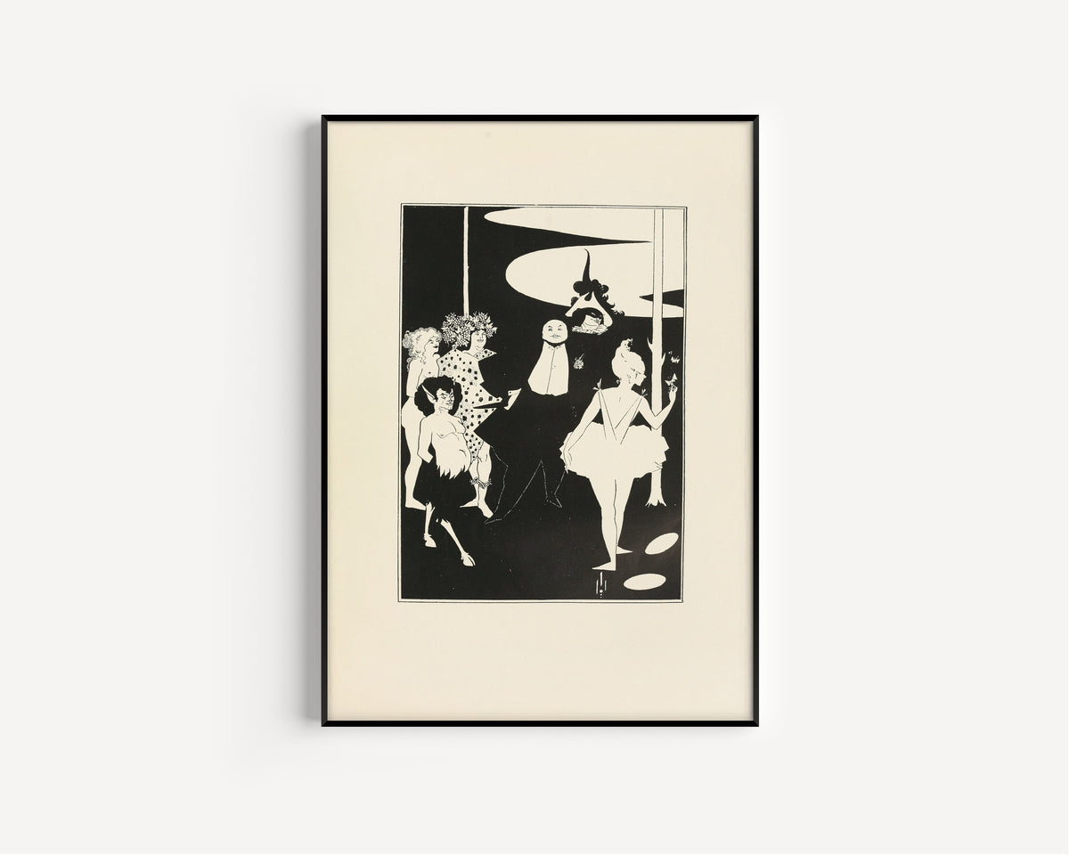 Aubrey Beardsley — Frontispiece to John Davidson's Plays | Art Nouveau Illustration Print