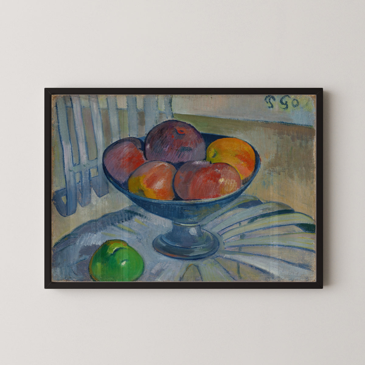 Paul Gauguin — Fruit Dish on a Garden Chair | Fine Art Print
