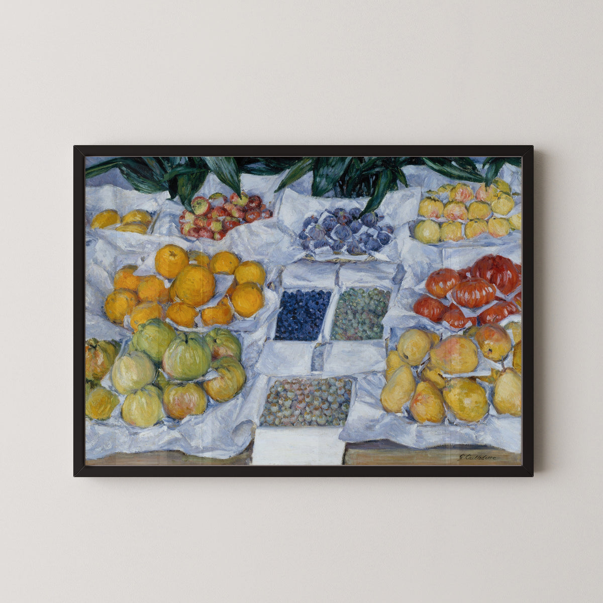 Gustave Caillebotte — Fruit Displayed on a Stand | Fine Art Print