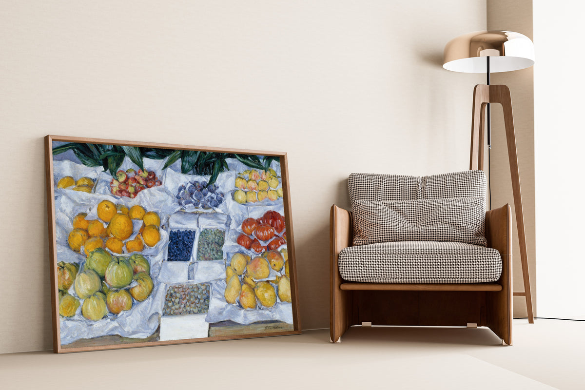 Gustave Caillebotte — Fruit Displayed on a Stand | Fine Art Print
