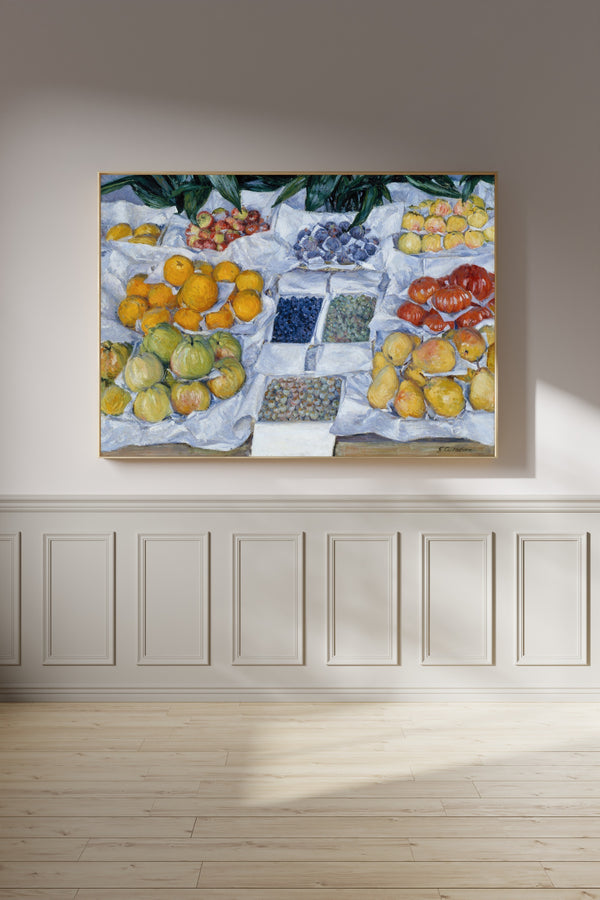 Gustave Caillebotte — Fruit Displayed on a Stand | Fine Art Print