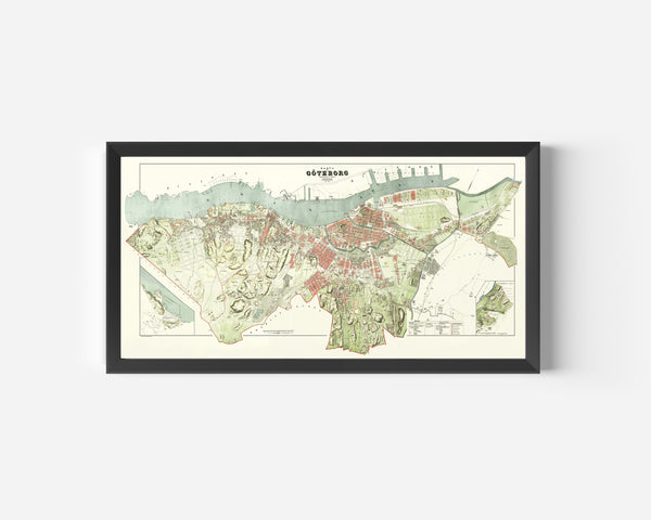 N. P. Pehrsson — Göteborg | Antique City Plan Print
