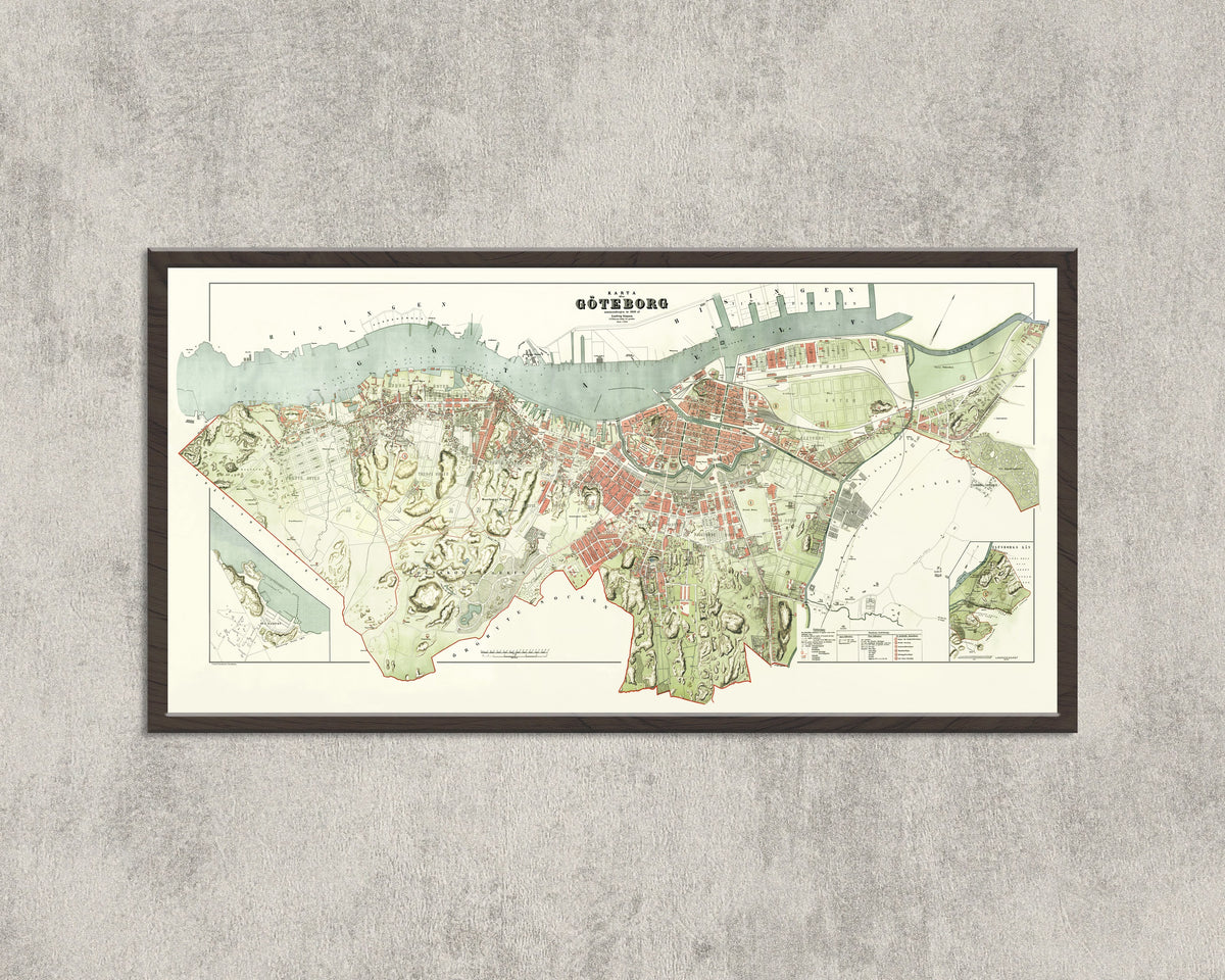 N. P. Pehrsson — Göteborg | Antique City Plan Print