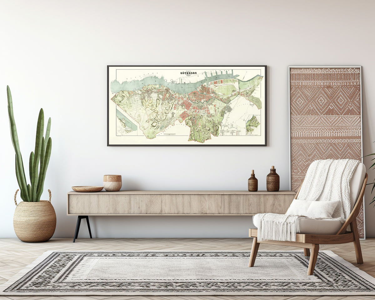 N. P. Pehrsson — Göteborg | Antique City Plan Print