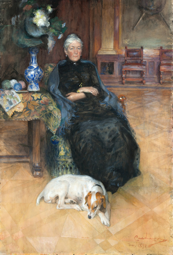 Carl Larsson — Göthilda Fürstenberg | Swedish Watercolour Print