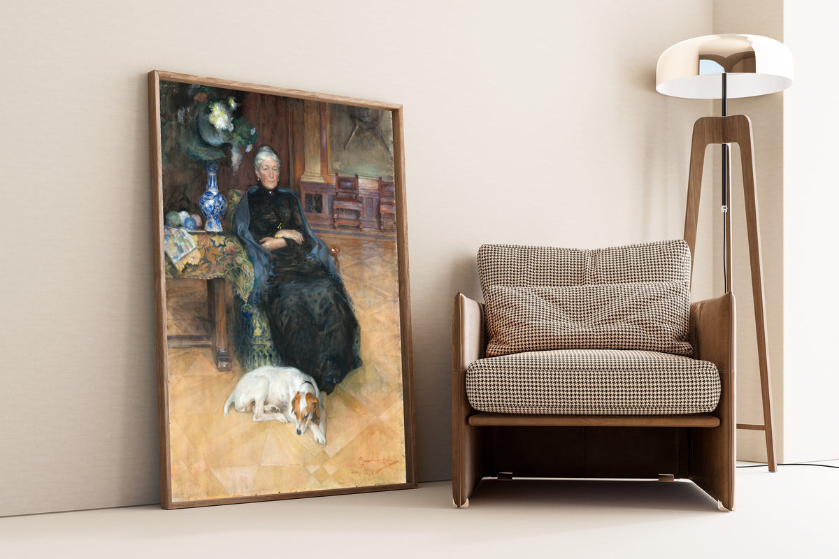 Carl Larsson — Göthilda Fürstenberg | Swedish Watercolour Print