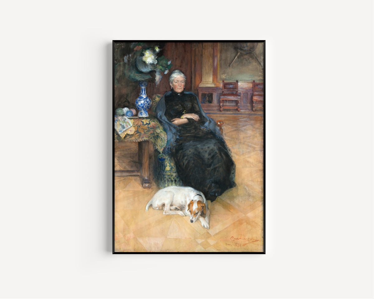 Carl Larsson — Göthilda Fürstenberg | Swedish Watercolour Print