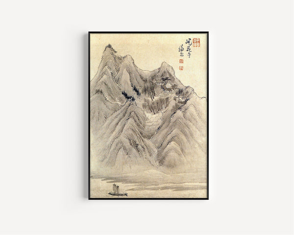 Jeong Seon (Gyeomjae) — Gaehwasa Temple | Korean Painting Art Print
