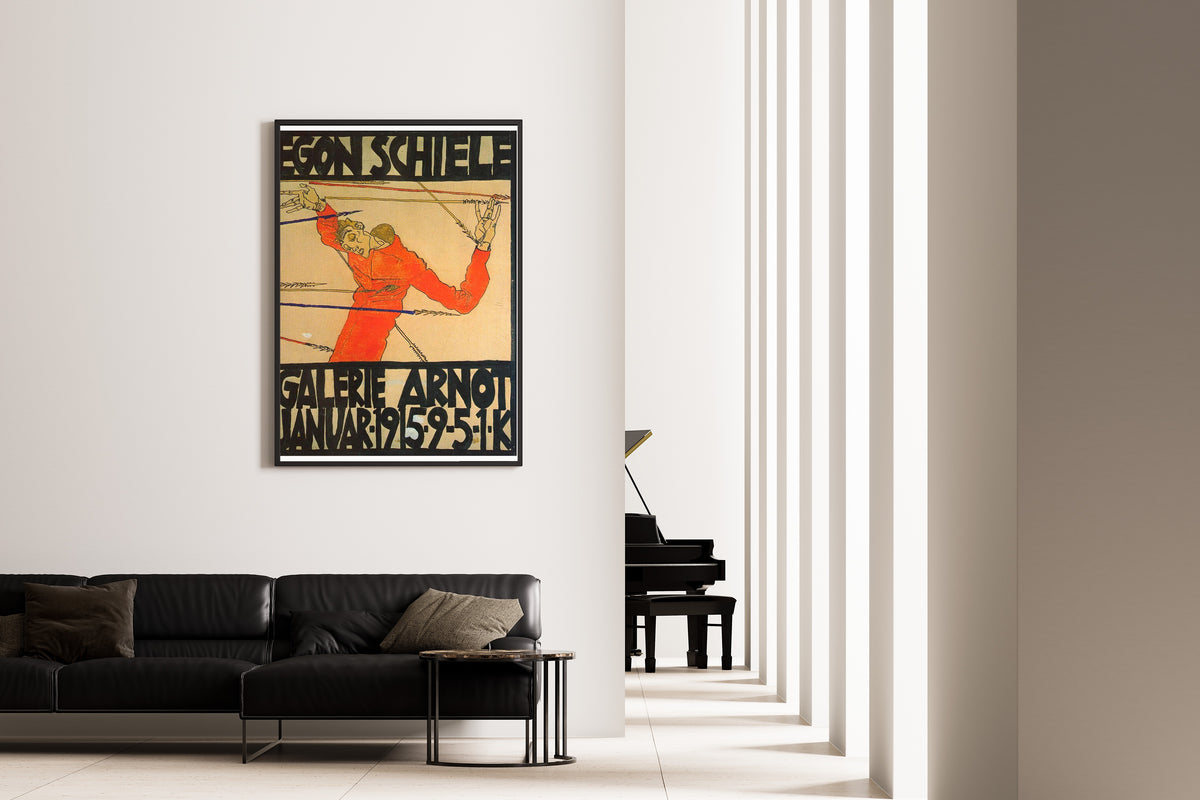 Egon Schiele — Galerie Arnot Poster | Vintage Poster Print