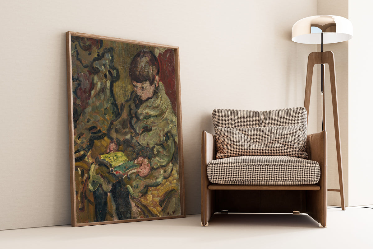 Louis Valtat — Garçon lisant | Fauvist Fine Art Print