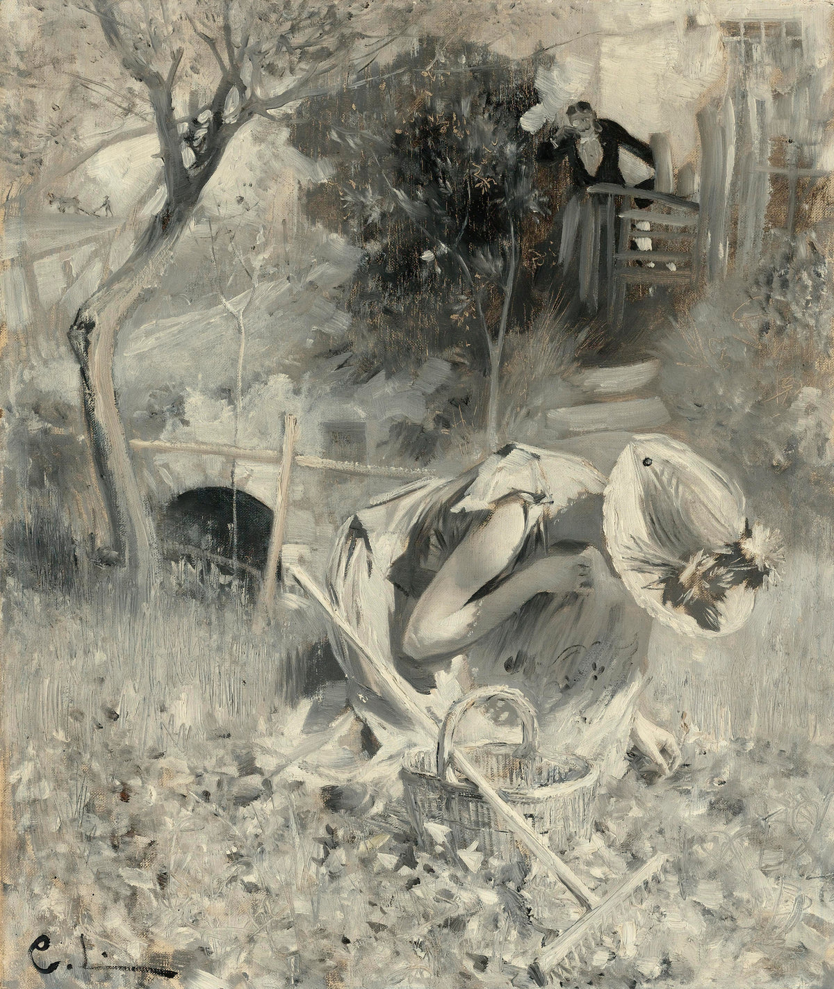 Carl Larsson — Garden Idyll | Fine Art Print
