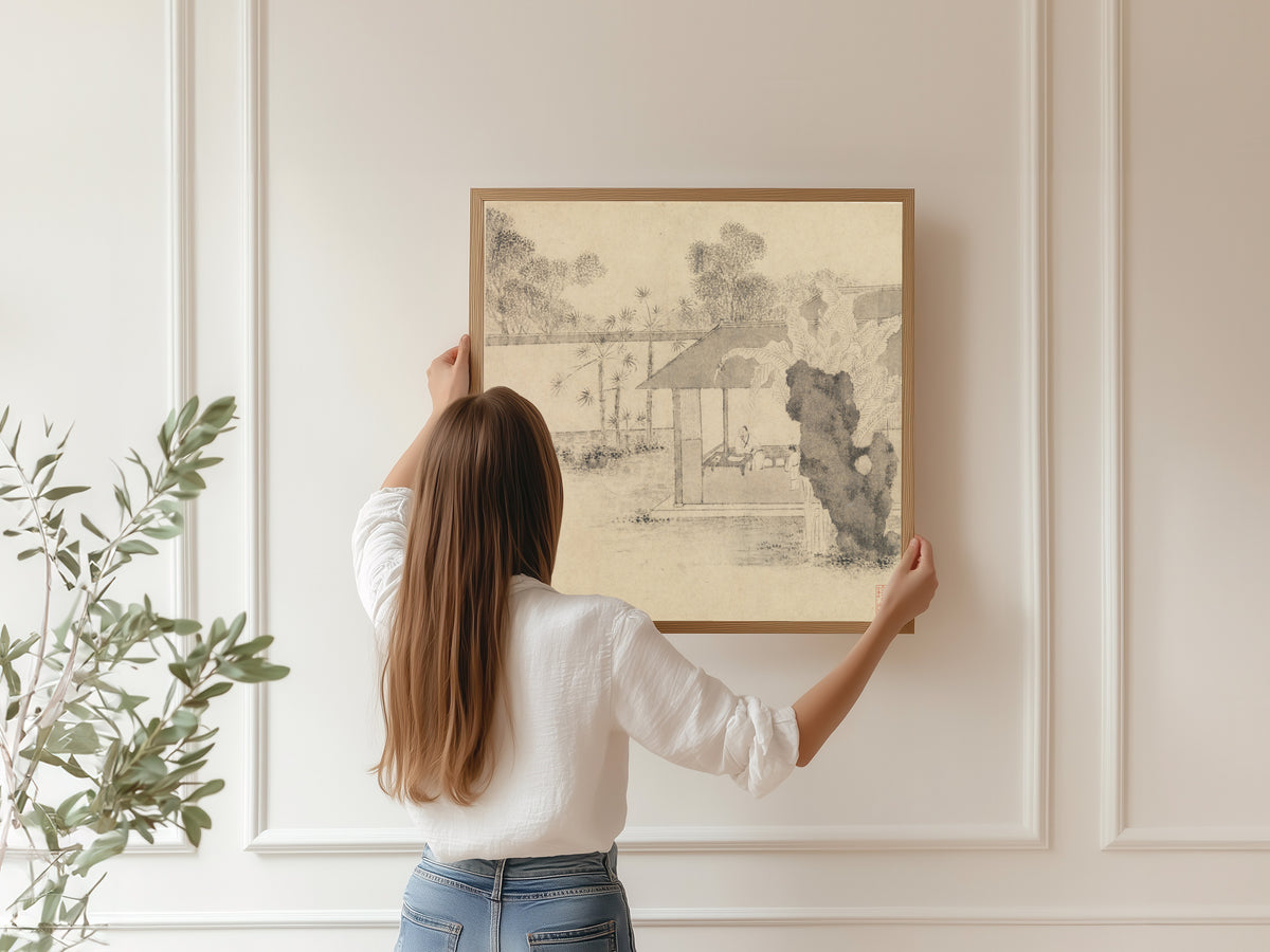 Wen Zhengming — Garden of the Inept Administrator (Album Leaf) | Chinese Ink Painting Art Print