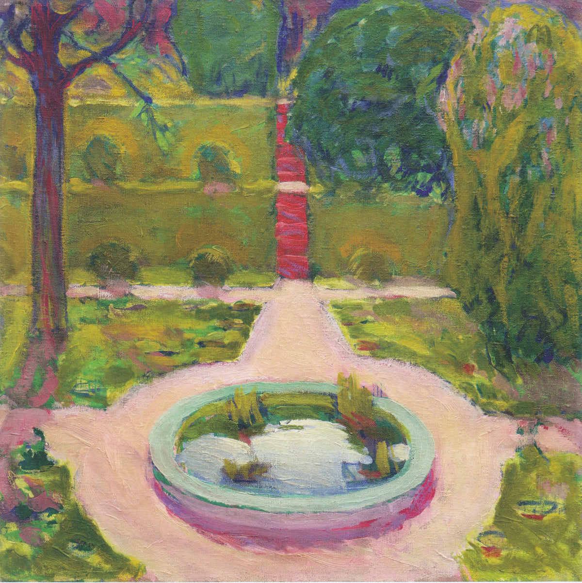 Koloman Moser — Garden with Fountain (Garten mit Springbrunnen) | Fine Art Print