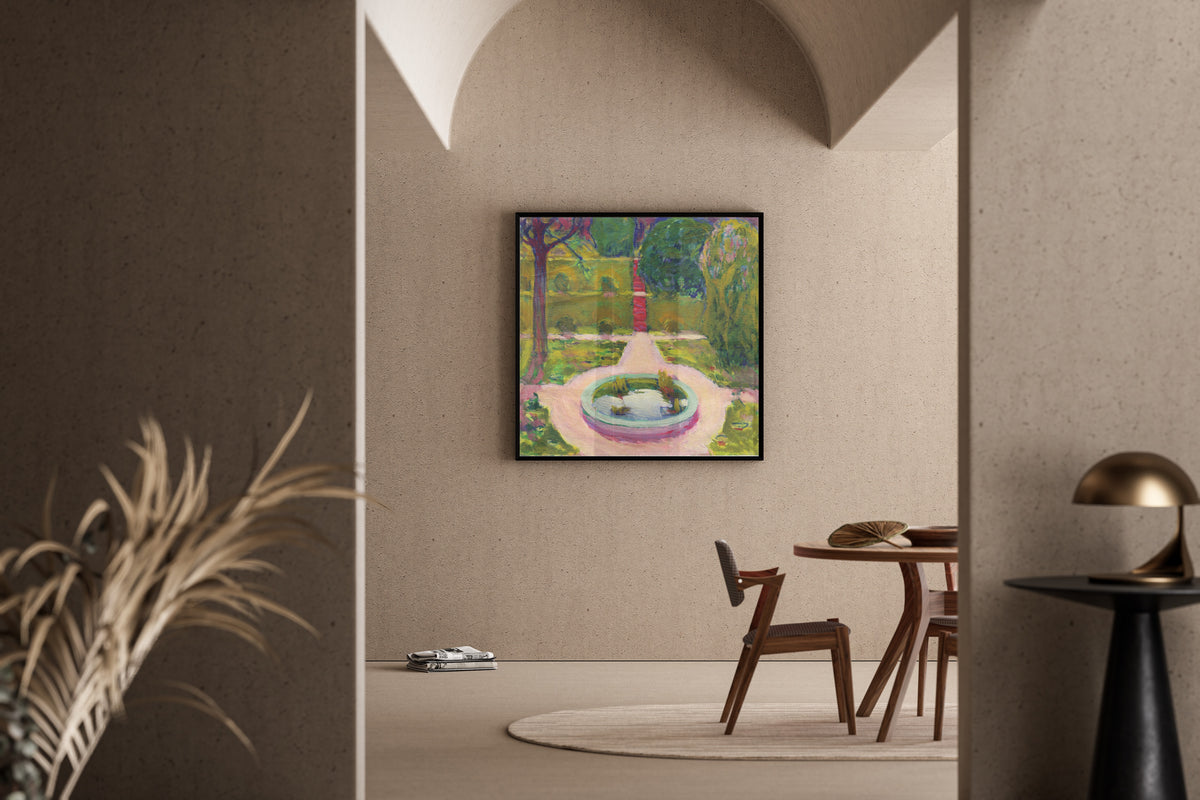 Koloman Moser — Garden with Fountain (Garten mit Springbrunnen) | Fine Art Print