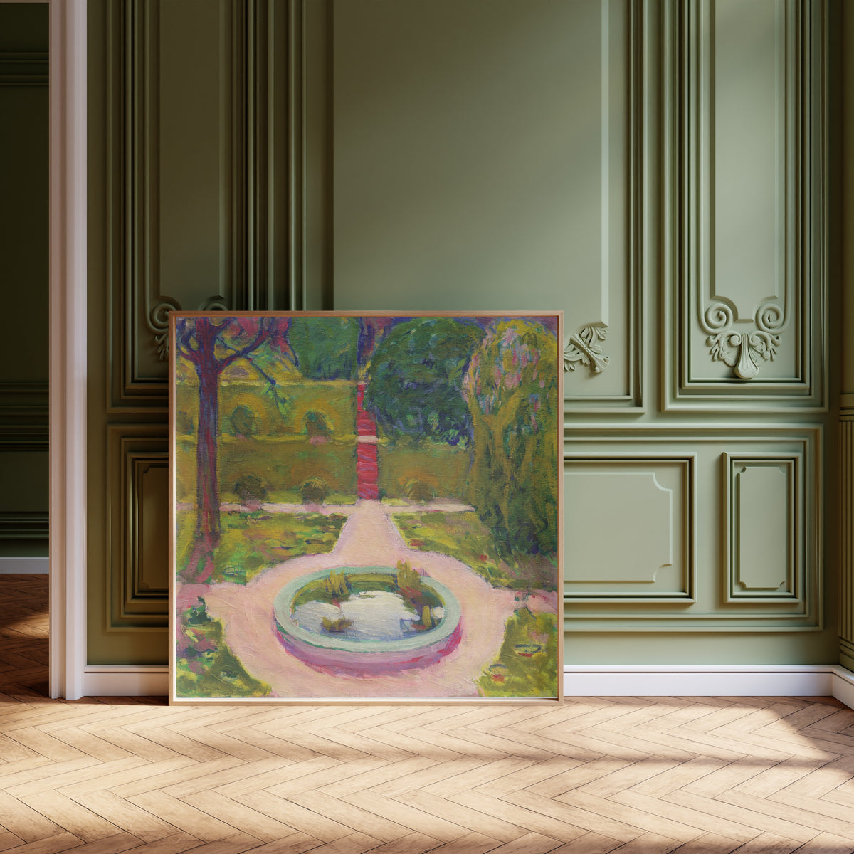Koloman Moser — Garden with Fountain (Garten mit Springbrunnen) | Fine Art Print