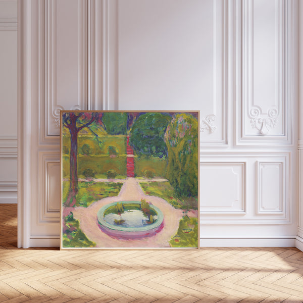 Koloman Moser — Garden with Fountain (Garten mit Springbrunnen) | Fine Art Print
